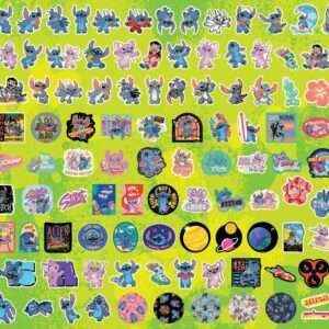 Lilo & Stitch Sticker Set 100 Pezzi  Con Figure Int.