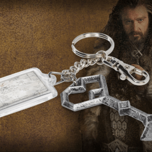 Lo Hobbit Chiave e Portachiavi Mappa Terra di Mezzo di Thorin Noble Collection