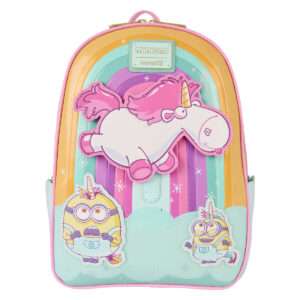 Loungefly Minions Fluffy Unicorn Zaino 30cm Loungefly