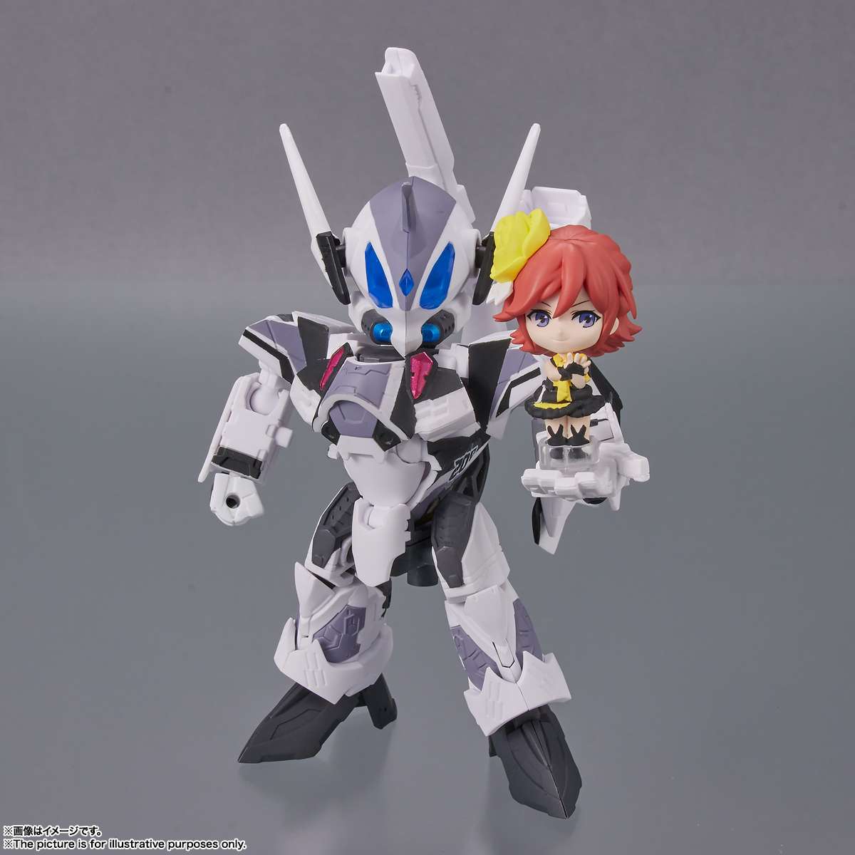 Macross Vf-31f Siegfried Kaname Tiny Ses Action Figura Bandai