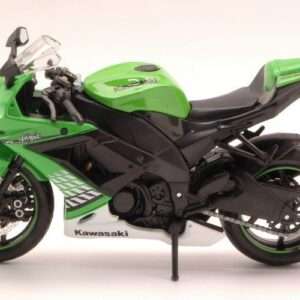 Maisto MI10011G KAWASAKI NINJA ZX-10 R 2010 GREEN 1:12 Modellino