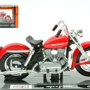 MAISTO MI24911 HARLEY DAVIDSON K MODEL 1952 RED 1:18 Modellino