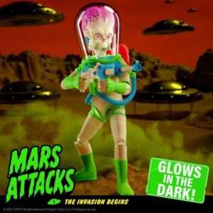 Mars Attacks Ultimates! W2 Martian Invas Action Figura Super 7