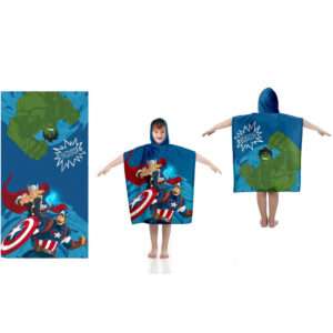 Marvel Avengers Cotone Poncho Asciugamano Marvel
