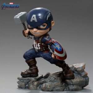Marvel Avengers Endgame MiniCo Statua Captain America 15 Cm Iron Studios