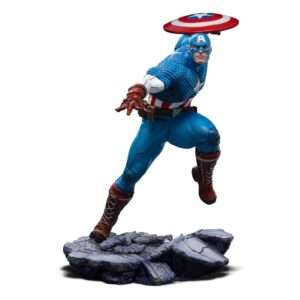 Marvel Bds Art Scale Statua 1/10 Captain America 22 Cm Iron Studios