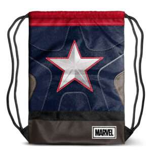 Marvel Captain America Borsa Palestra con stella 48cm Karactermania