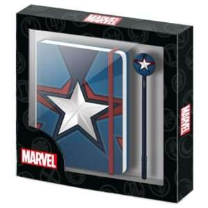 Marvel Captain America Diario + Pen Set Karactermania