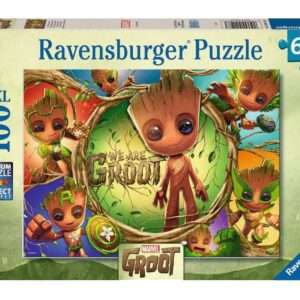 Marvel Children's Jigsaw Puzzle Xxl We Are Groot! (100 Pezzi) Ravensburger