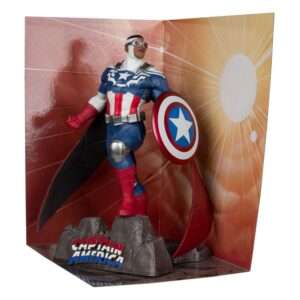 Marvel Collection Pvc Statua 1/10 Captain America (all-new Captain America -1) 17 Cm Mcfarlane Toys