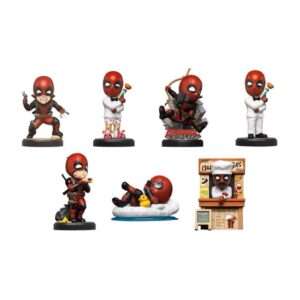Marvel Hero Box Tower Series Mini Figures Deadpool 8 Cm  YuMe Toys