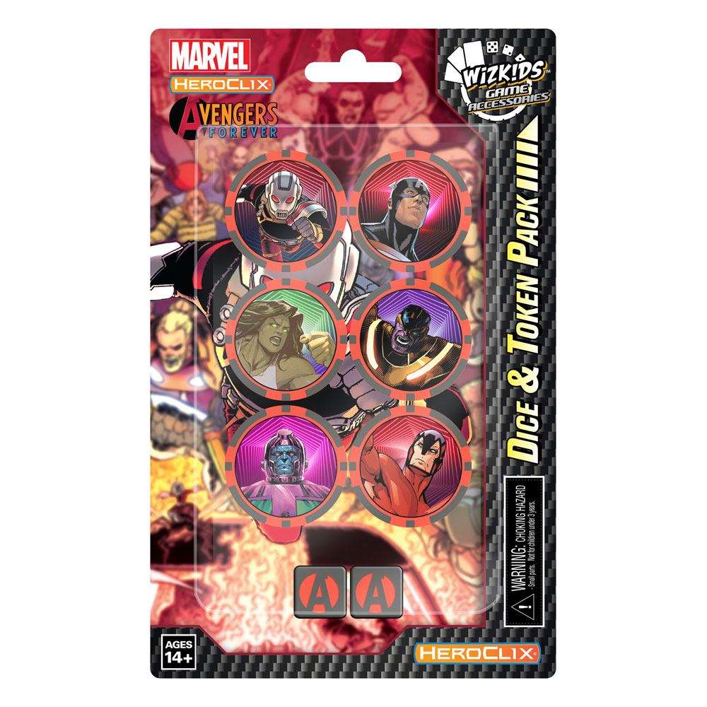 Marvel Heroclix: Avengers Forever Dice E Token Pack Ant-man Wizkids