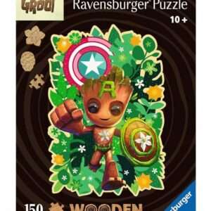 Marvel In Legno Jigsaw Puzzle Groot (150 Pezzi) Ravensburger