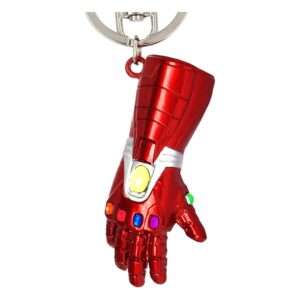 Marvel Metal Portachiavi Iron Man Gauntlet Con Figure Int.