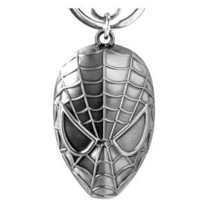 Marvel Metal Portachiavi Spider Man Head Con Figure Int.