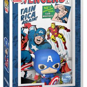 Marvel Pop! Comic Cover Avengers Vinile Figure Captain America 9 cm Funko