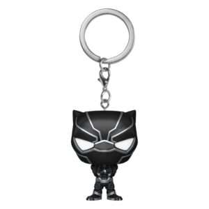 Marvel Pop! Vinile Portachiavis 4 Cm New Classics - Black Panther  Funko