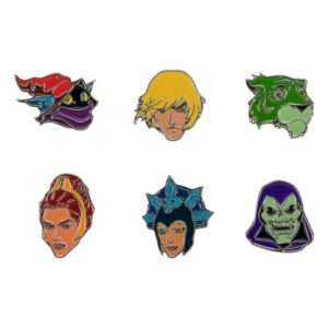 Masters Of The Universe Spilla Badges 6-pack Characters Cinereplicas