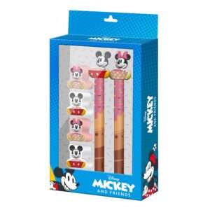Mickey & Minnie Stationery Set 6-Pack Karactermania