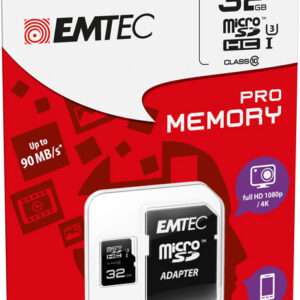MICROSD + ADAPTER 32GB PRO (3D - 4K) MEMORY CARD/HARD DISK CONSOLE MEMORIE