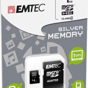 MICROSD + ADAPTER 4GB SILVER (MP3-MP4) MEMORY CARD/HARD DISK CONSOLE - MEMORIE
