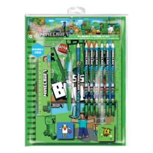 Minecraft 12-Piece Stationery Set A4 Bumper Pyramid International