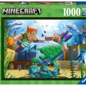 Minecraft Jigsaw Puzzle Minecraft Mosaic (1000 Pezzi) Ravensburger