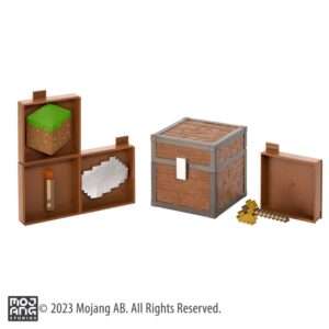 Minecraft Loot Chest Plains 10 Cm Noble Collection