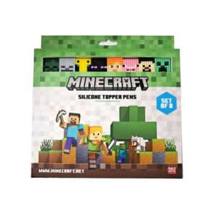 Minecraft Set 8 Topper Fine Point Penne Puckator