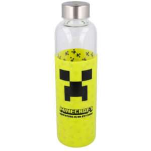 Minecraft Silicone Cover Bottiglia Di Vetro 585ml Stor