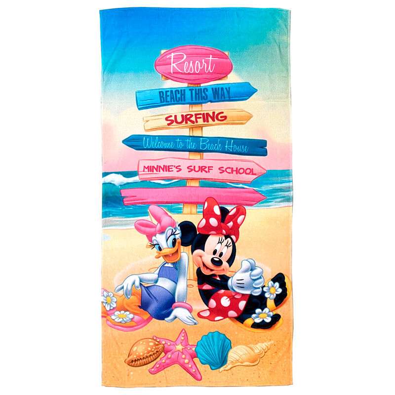 Minnie Mouse e Paperina Telo Mare Cotone 70 x 140 cm Disney