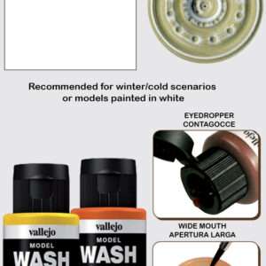 MODEL WASH WHITE 76501 COLORI VALLEJO VALLEJO