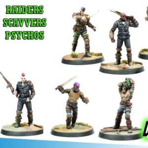 MODIPHIUS FWW RAIDERS: PSYCHOS & SCAVVERS WARGAME