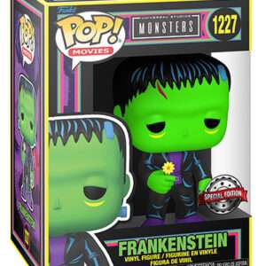 Monsters Universal Funko POP Horror Vinile Figura 9 cm Frankenstein Blacklight
