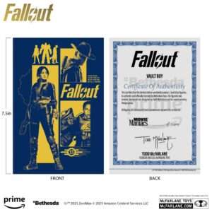 MOVIE MANI FALLOUT VAULT BOY ASS SET (3) Figura Mcfarlane Toys 2025