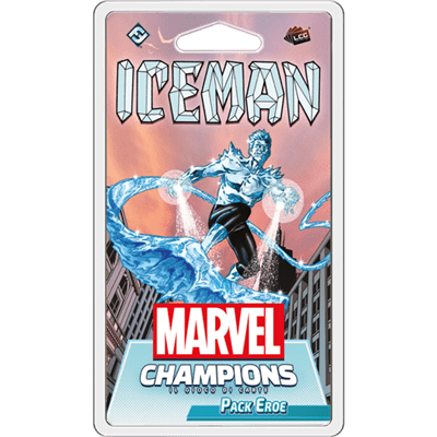 MVC LCG Marvel Champions Iceman Pack Eroe Italiano Espansione Gioco da Tavolo