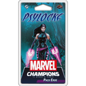 MVC LCG Marvel Champions Psylocke Pack Eroe Italiano Espansione Gioco da Tavolo
