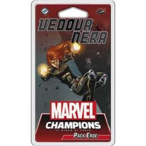 MVC LCG Marvel Champions Vedova Nera Pack Eroe Italiano Espansione Gioco da Tavolo