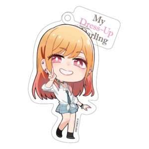 My Dress-up Darling Acrylic Portachiavi Marin Chibi Style 8 Cm Sakami Merchandise