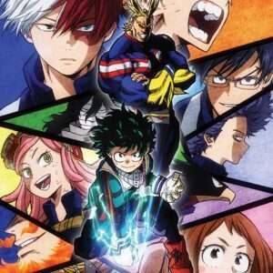 My Hero Academia 2 Poster Pack Characters Mosaic 61 X 91 Cm  Pyramid International