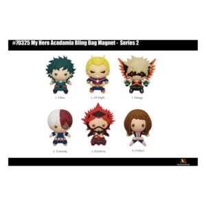 My Hero Academia 3d Magneti Series 2  Con Figura Int.