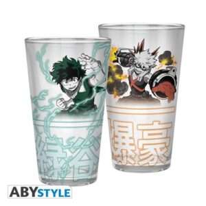 My Hero Academia Bicchiere 400ml Izuku & Bakugo Abystyle