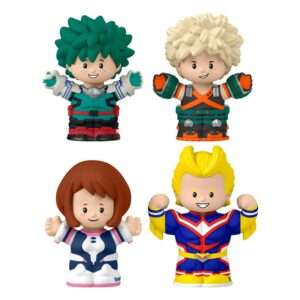 My Hero Academia Fisher-price Little People Da Collezionemini Figures 4-pack 7 Cm Mattel