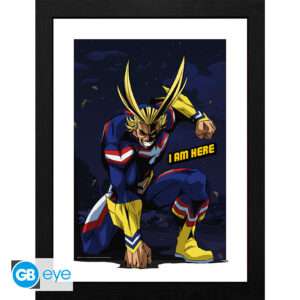 MY HERO ACADEMIA - Framed print "All Might" (30x40)
