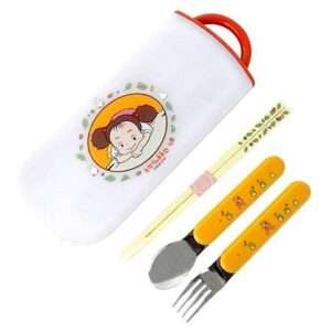 My Neighbour Totoro Mei Bacchette Cinesi + Spoon + Fork Set Semic Studio