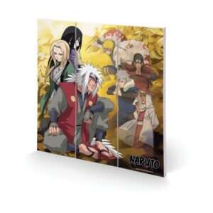 Naruto In Legno Wall Art Fallen Leaves E Fallen Comrades Pyramid International