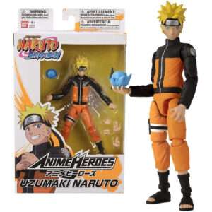 Naruto Shippuden Anime Heroes Naruto Uzamaki Figura 15cm Bandai