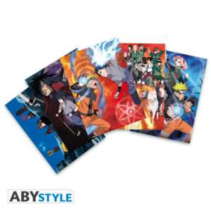 Naruto Shippuden - Cartoline - Set 1 X5 (14,8x10,5)