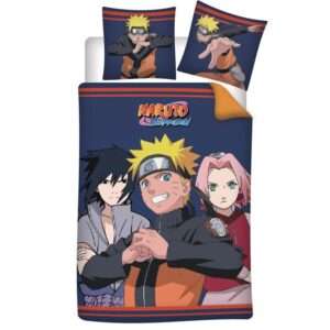 Naruto Shippuden Microfibre Copripiumino Letto 90cm Pierrot