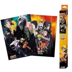 Naruto Shippuden Set 2 Poster Ninjas 52 x 38 Abystyle